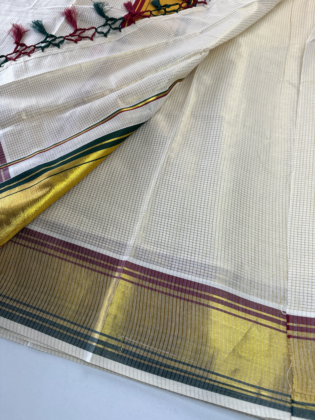 Onam cotton saree / MN7544