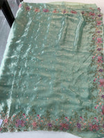 Satin Organza Saree/ WS97