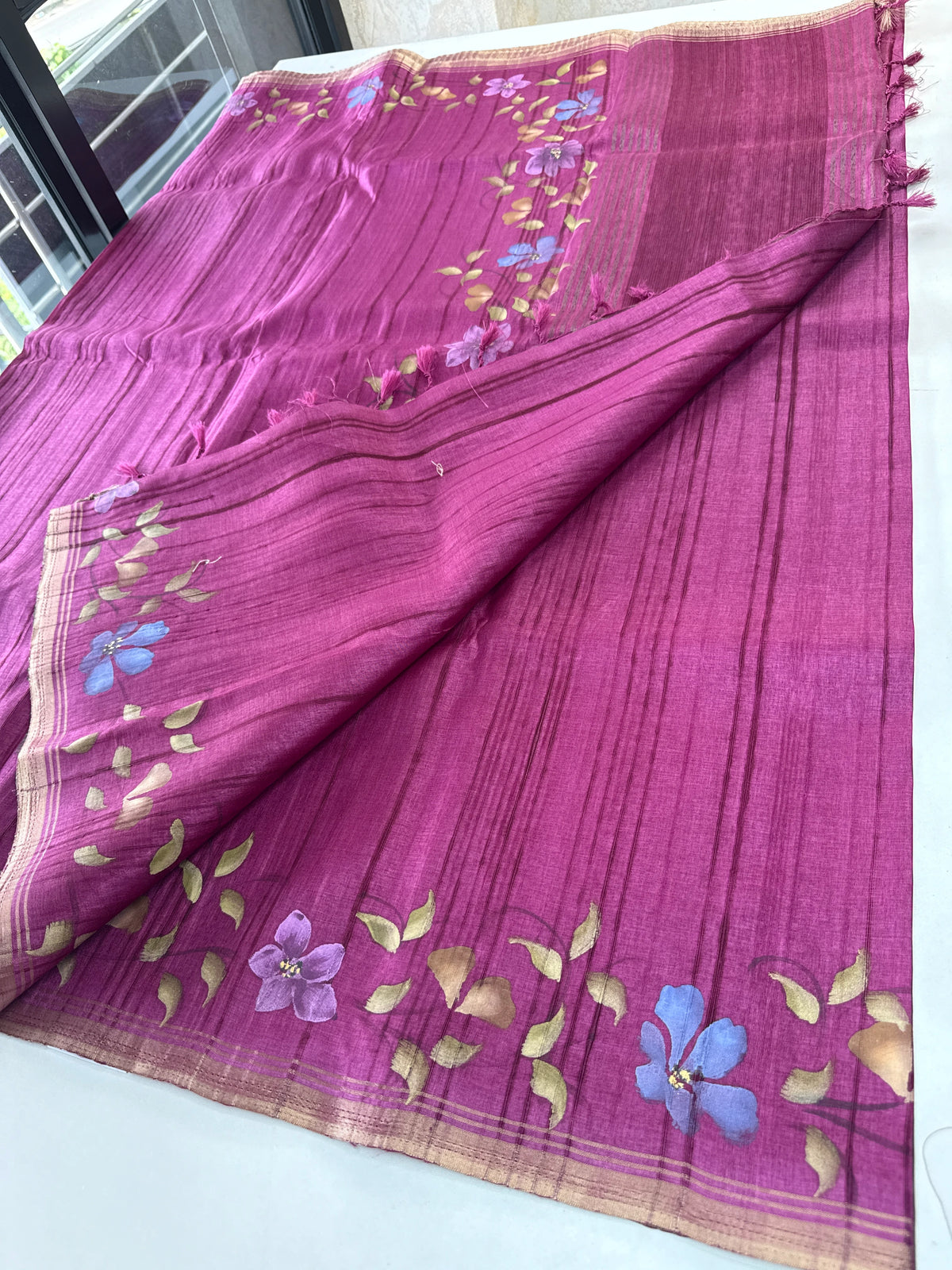 Soft semi Tussar saree/TFG22