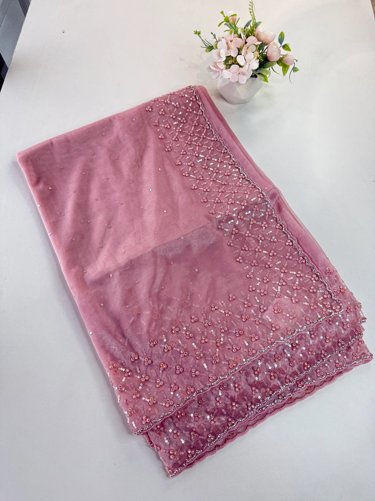 Net Organza Saree/ J3321