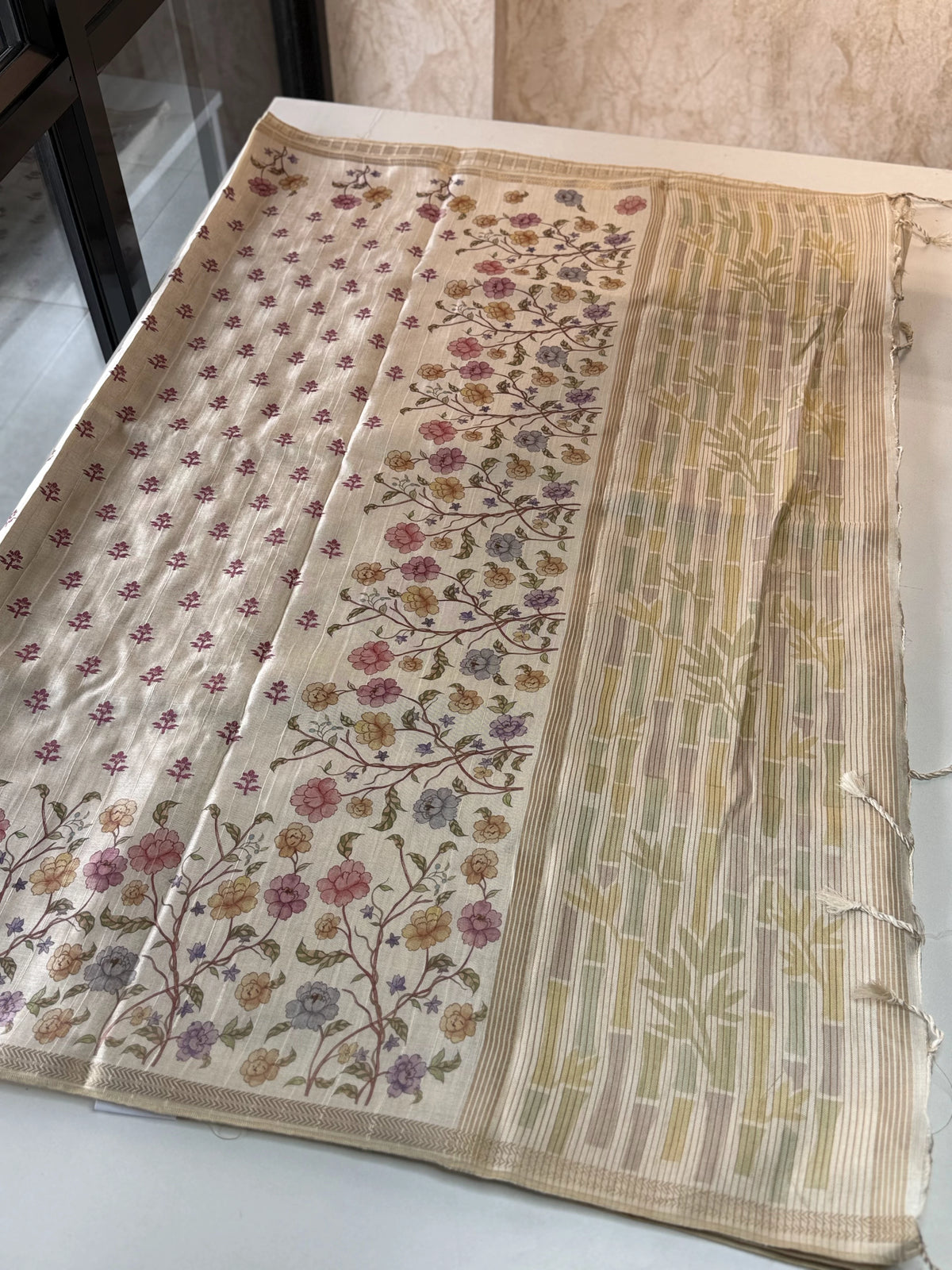 Soft semi Tussar saree /MD377