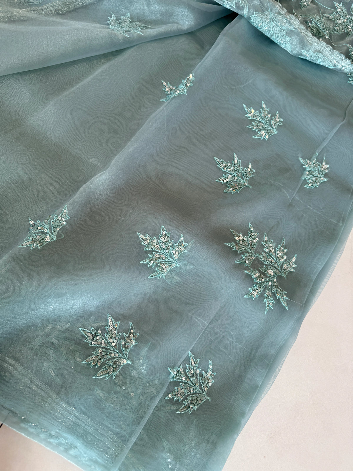 Glass Organza Saree/SP86