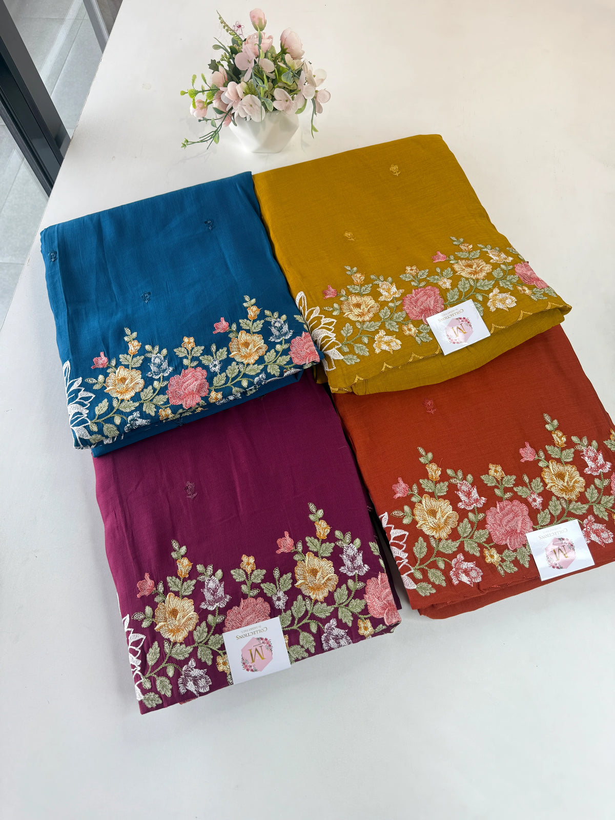 Semi corduroyUnstitched salwar set / NC142