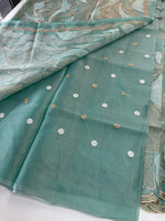 Organza saree/A893