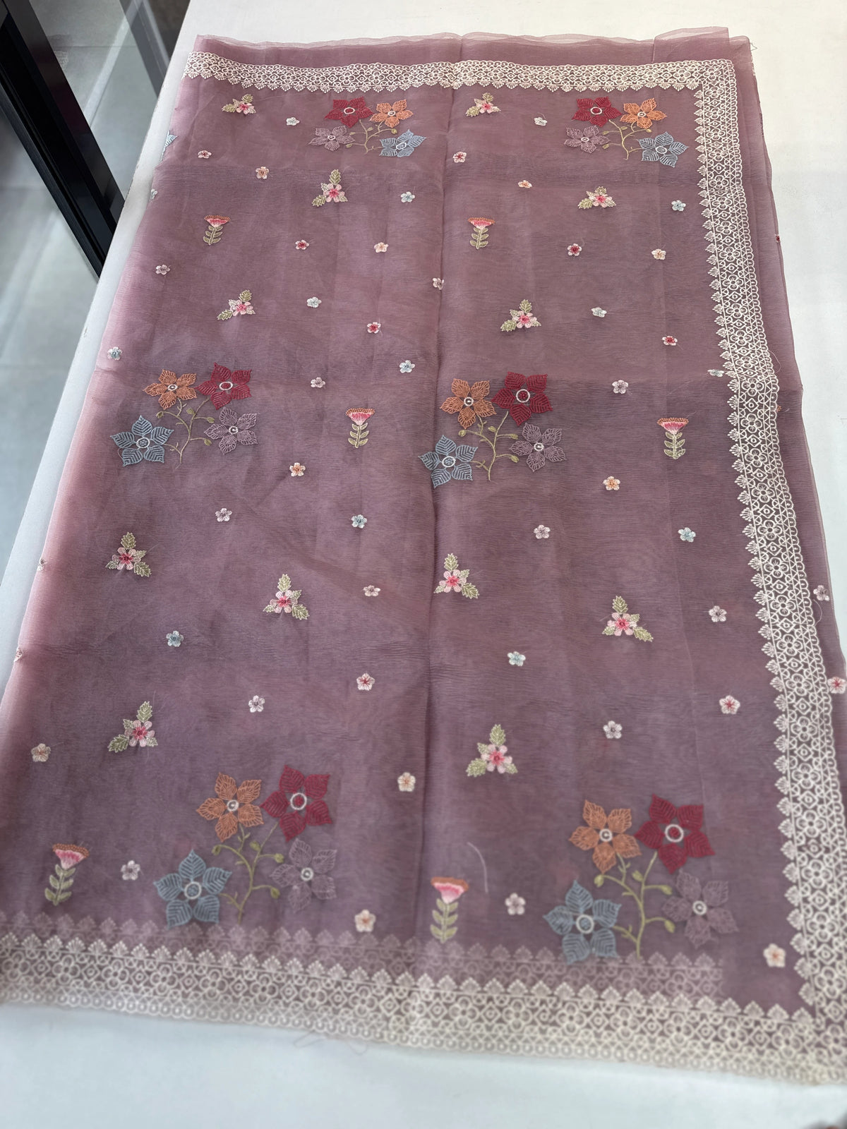 Crushed Tissue Saree/ CW323