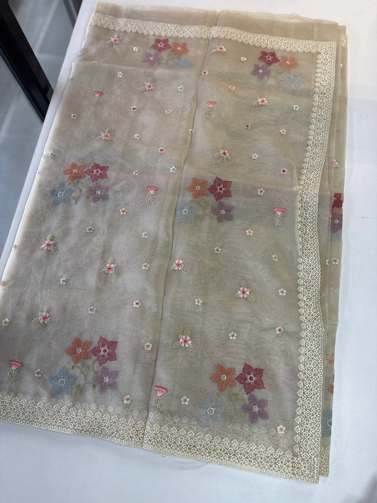 Crushed Tissue Saree/ CW323