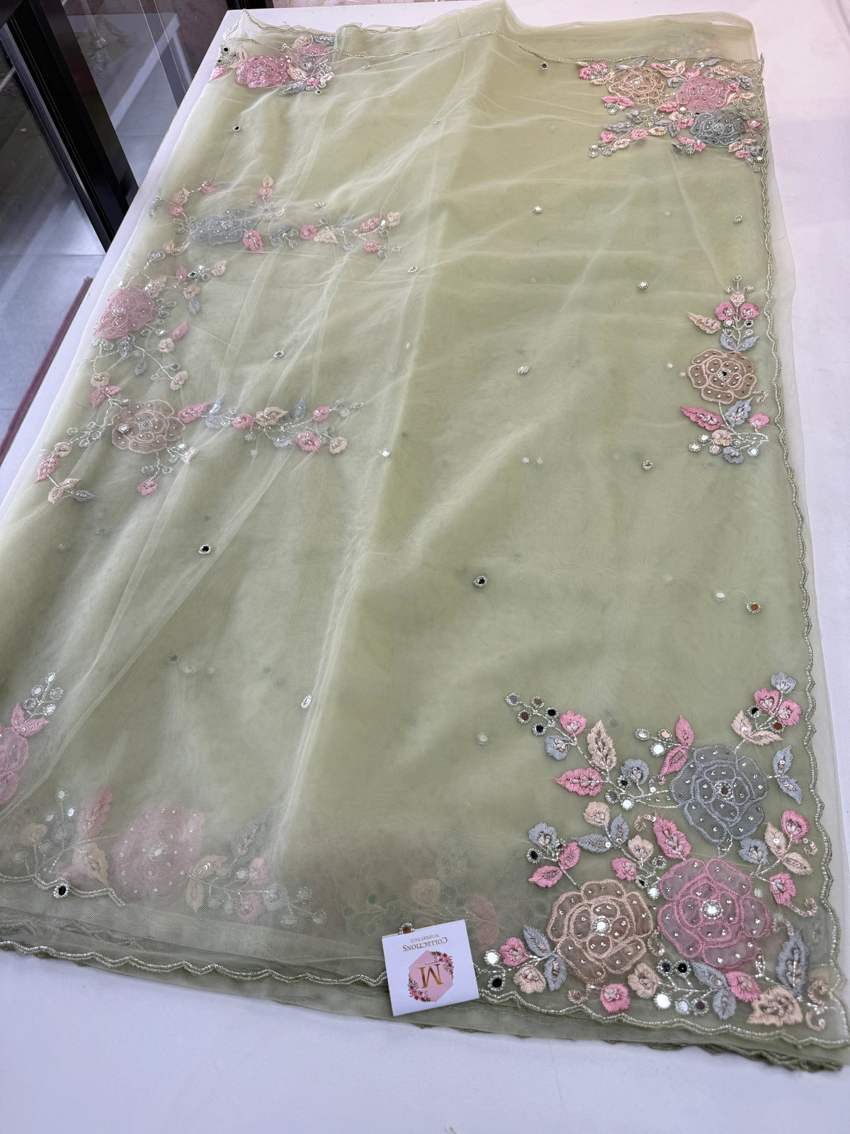 Net Designer Saree/ 007N