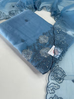 Chiffon unstitched salwar set /NC130