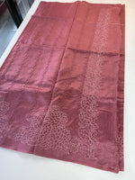 Semi silk finished saree/8065