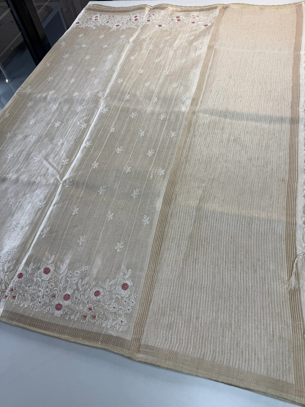 Semi Tussar saree/ FGD594
