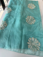 Glass Organza Saree/ LK35