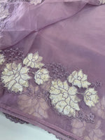 soft oragnza saree/ 287D