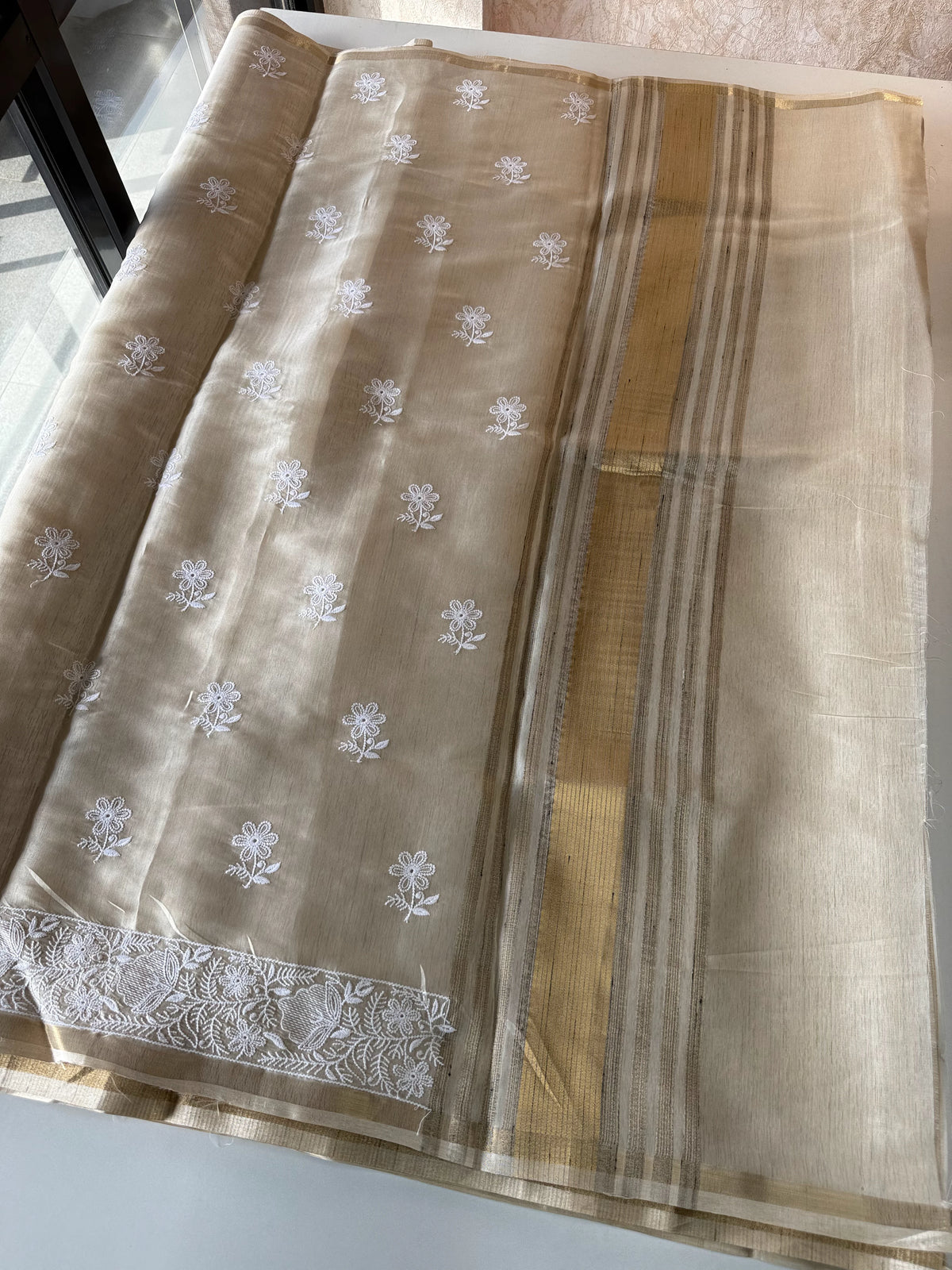 Chanderi Organza Saree/ SM223