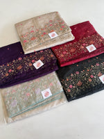 Crushed saree/ CW362