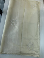 Fancy crushed Organza Saree/ HW490