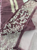 Chanderi Silk unstitched salwar set/NC119