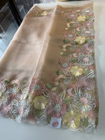 Glass organza Saree/ 155G
