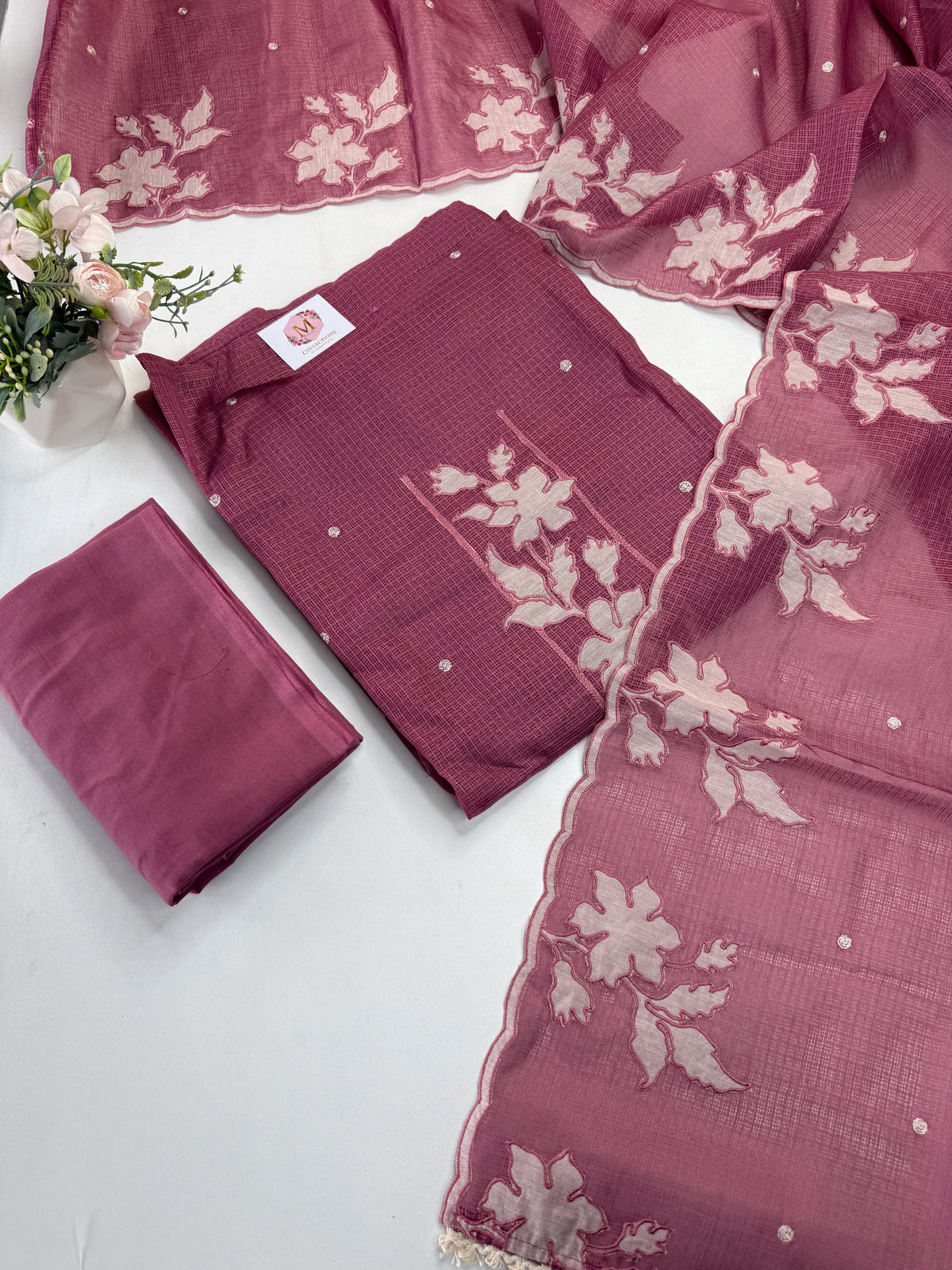 Unstitched salwar set / 392A