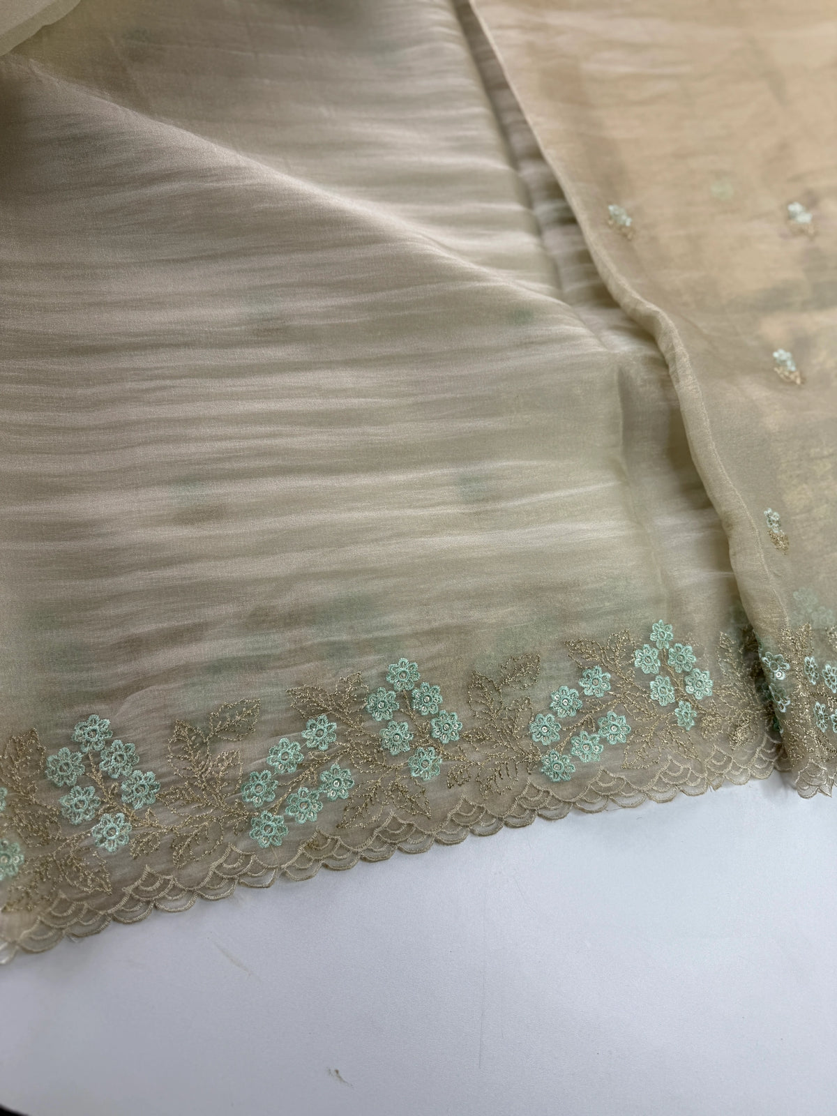 Organza blended saree/ BL924