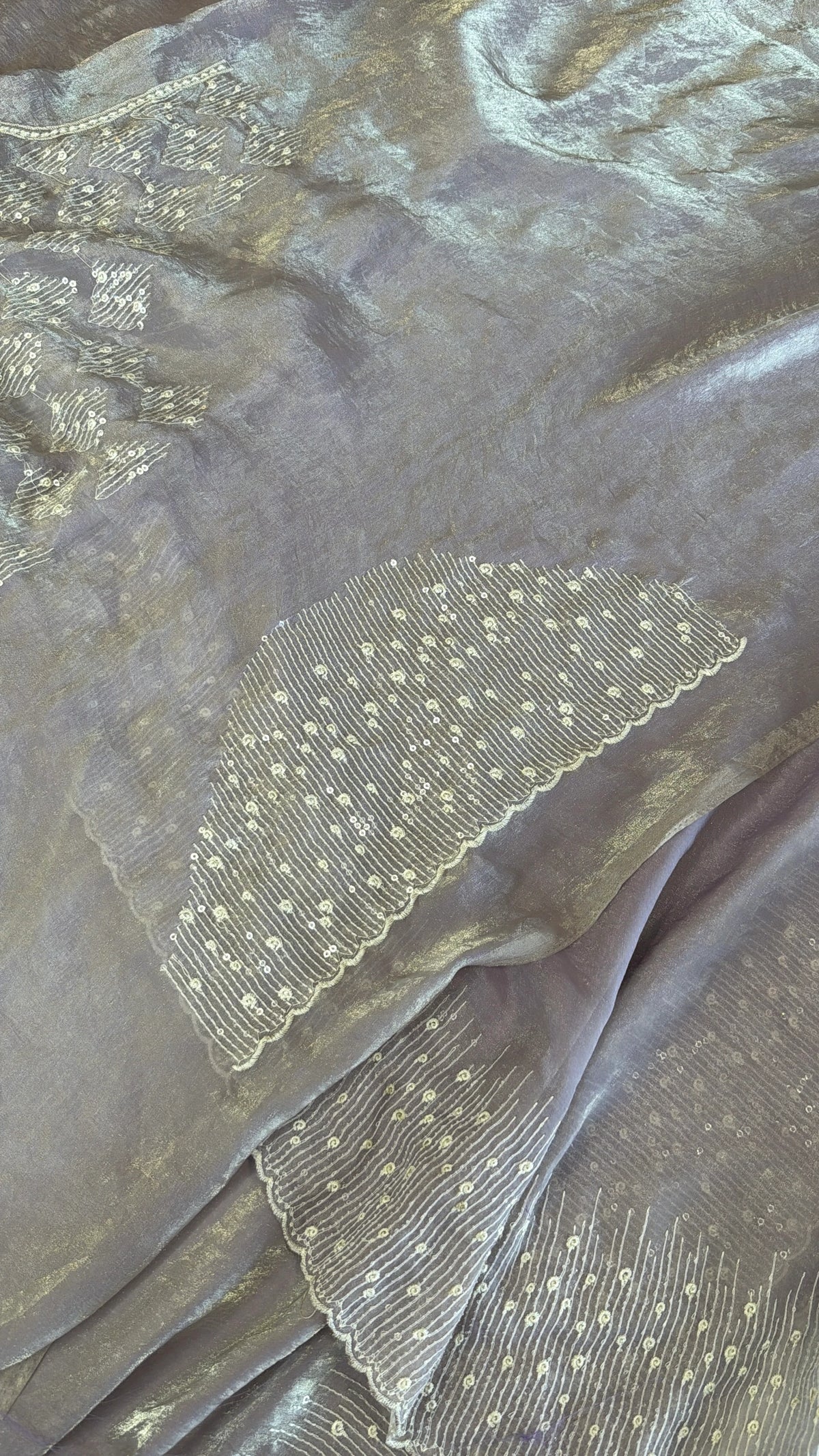 Satin organza saree/ 5509