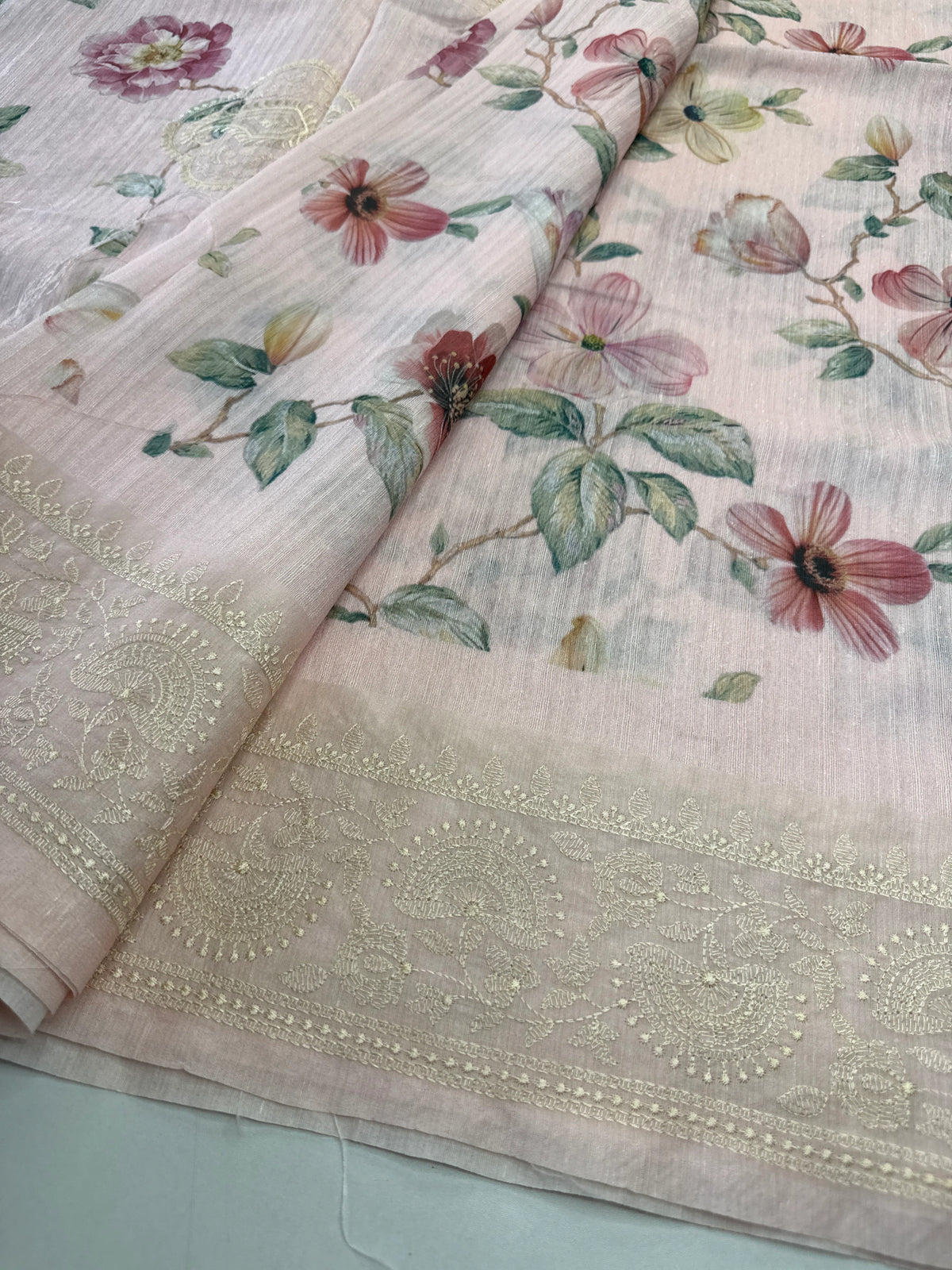 Semi Jute Saree/ 5191