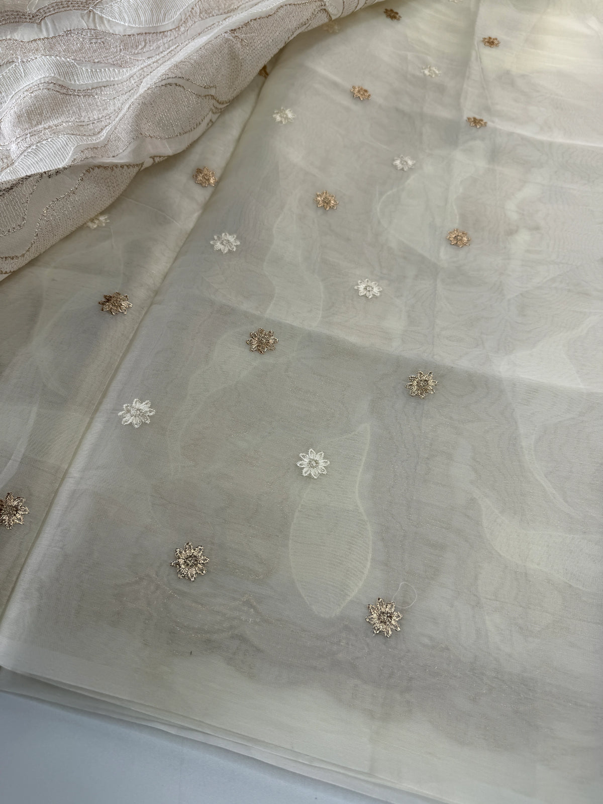 Organza saree/A893