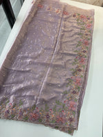 Satin Organza Saree/ WS97