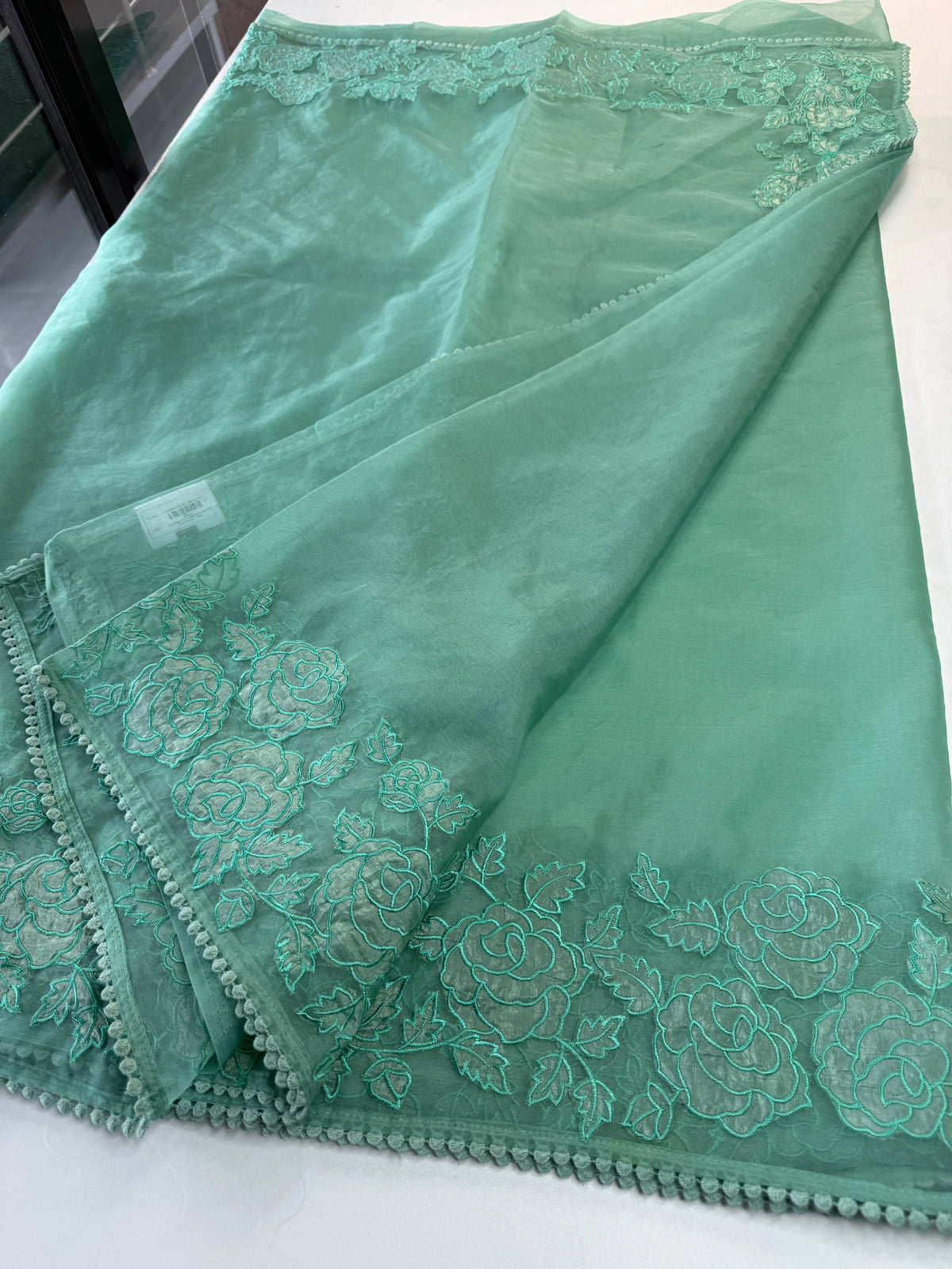 Soft organza saree/ Mu003