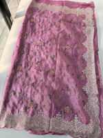 Crushed Crape Saree/ SC75