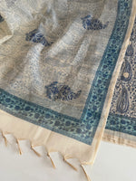 Tissue linen blend unstitched salwar / NC258