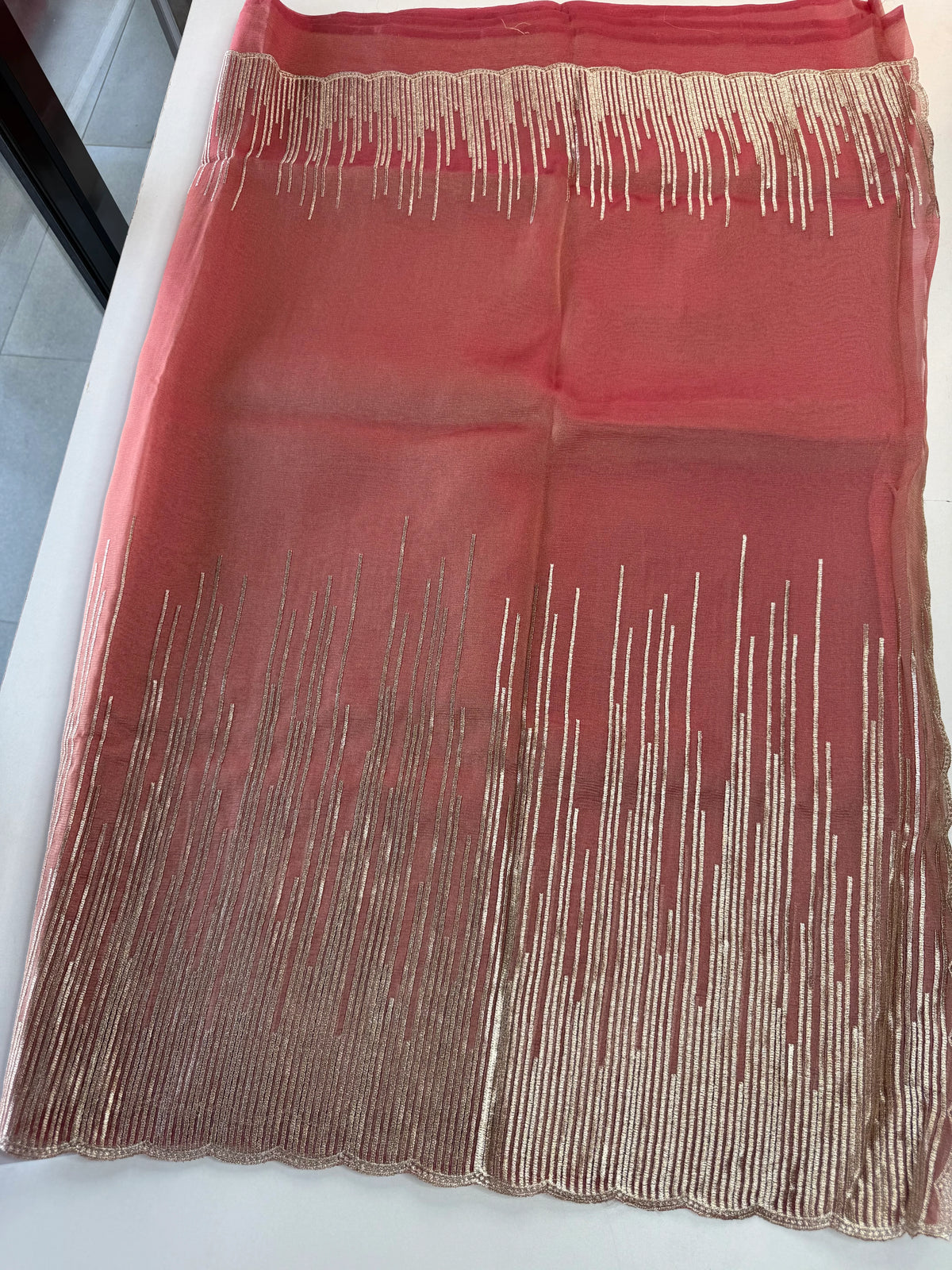 Shimmer Georgette Saree/CW474