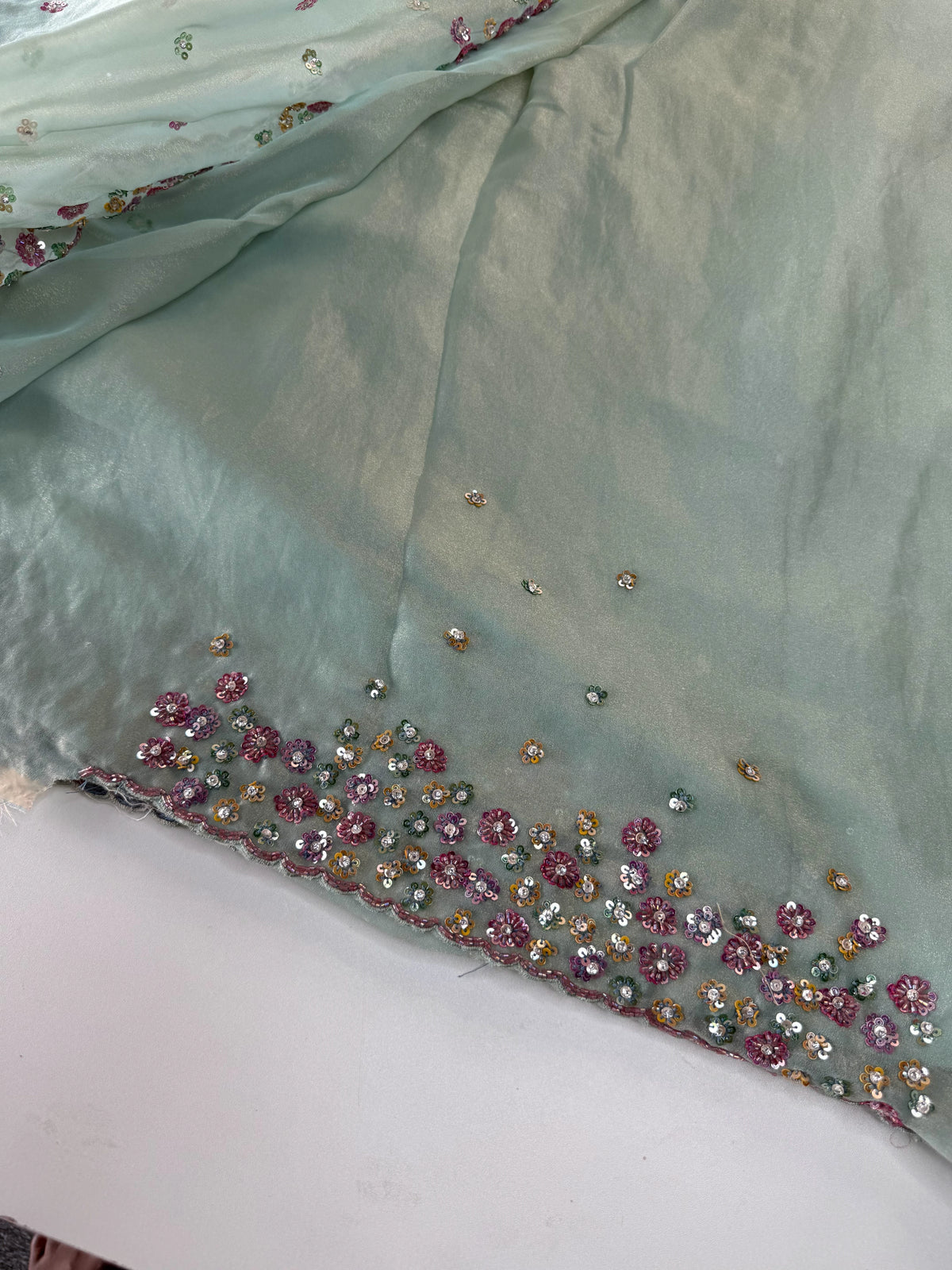Shimmer Georgette Saree/J3577