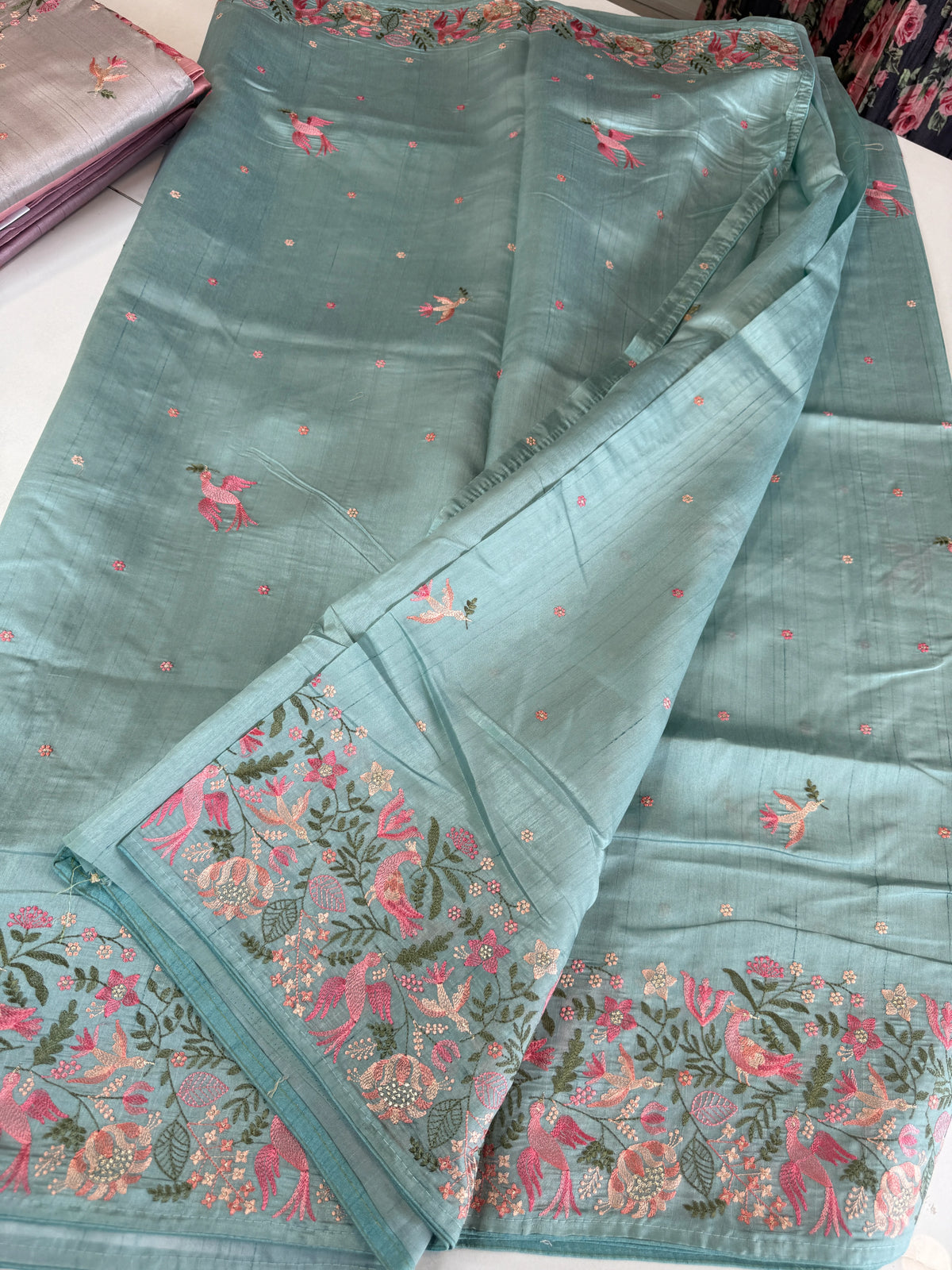 Semi silk saree/ MD166