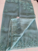 Glass Organza Saree/SP86