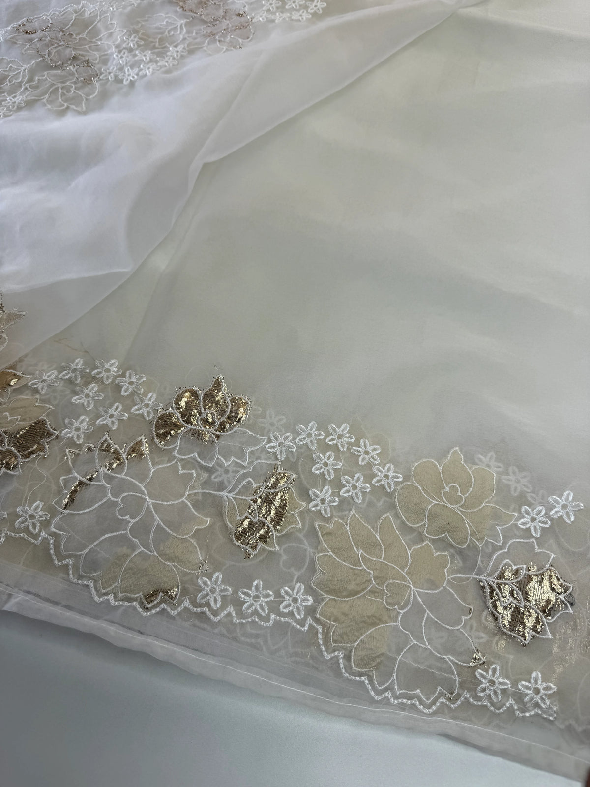 soft oragnza saree/ 287D