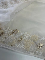 soft oragnza saree/ 287D