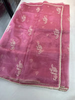 Glass Organza Saree/ CW666
