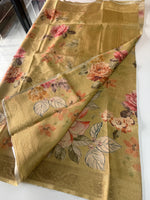 Flowy tissue saree / 229