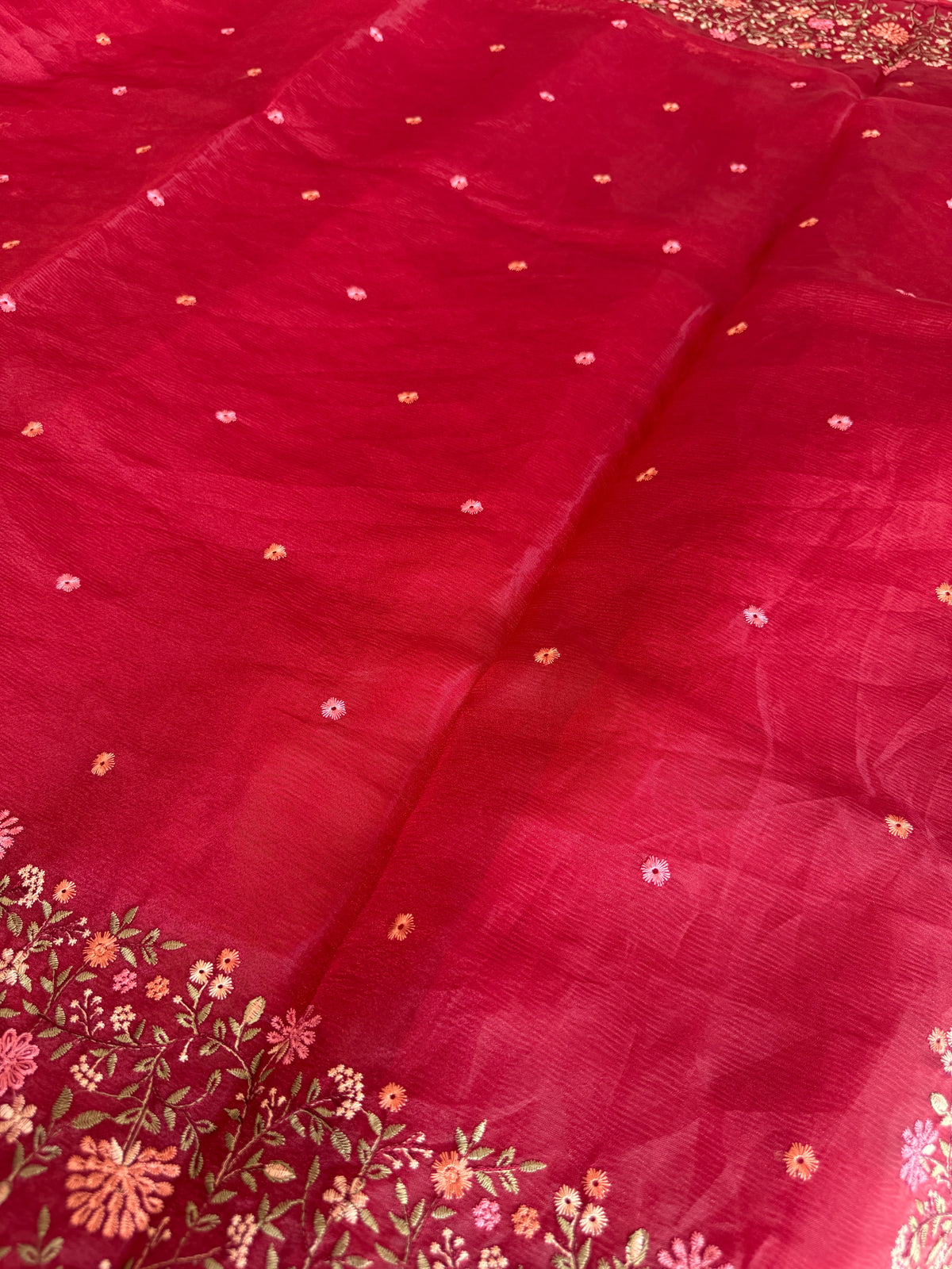 Crushed saree/ CW362
