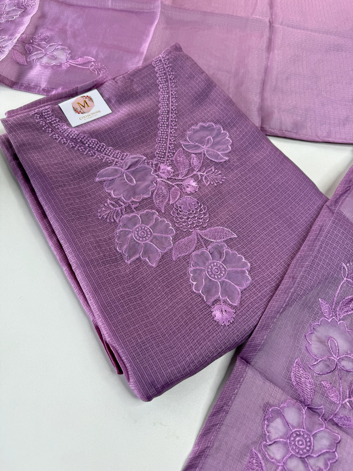 Silky kotta unstitched salwar set / NC199