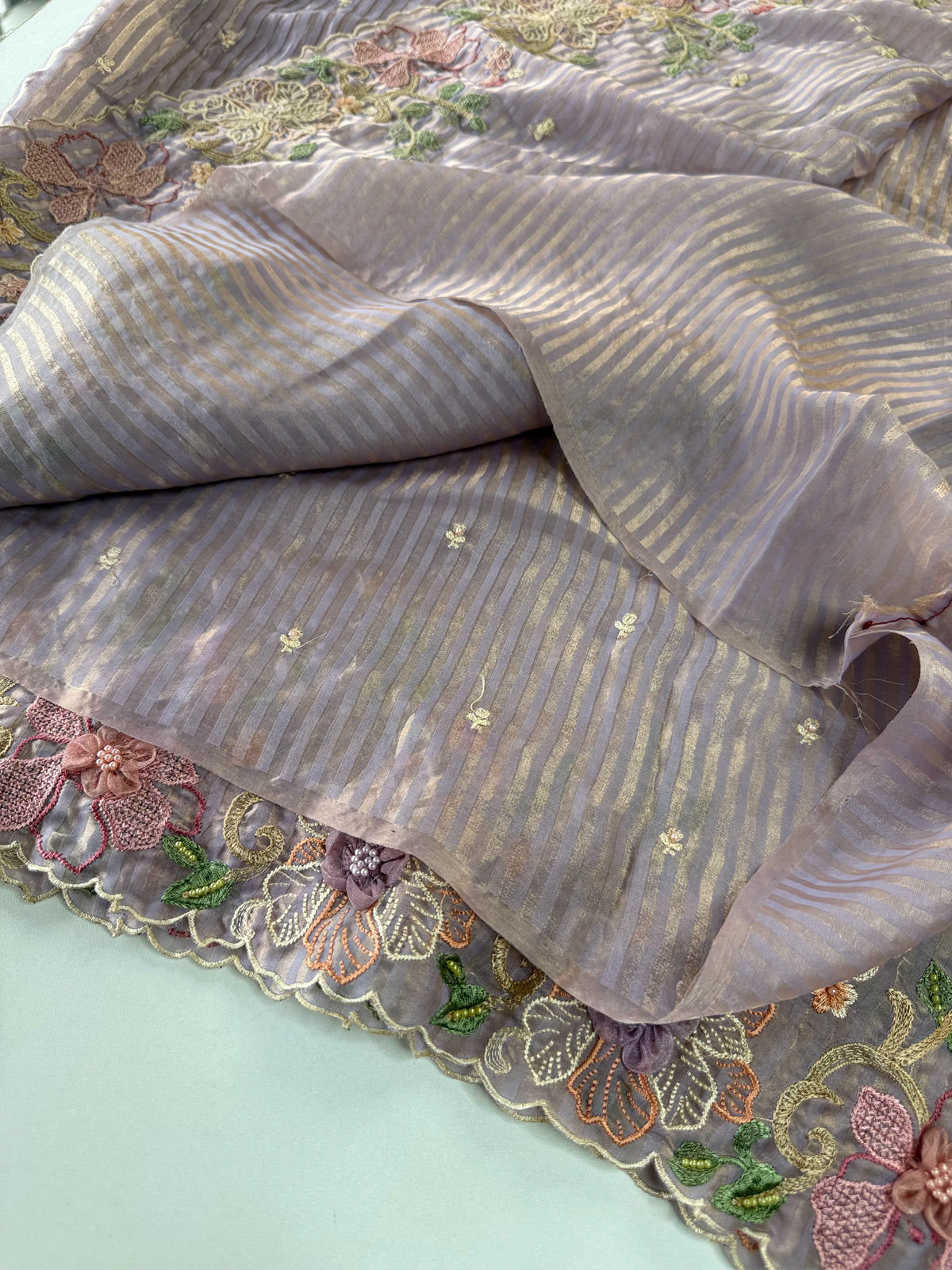 Satin Organza Saree/ WS97