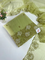 Chiffon unstitched salwar set /NC130