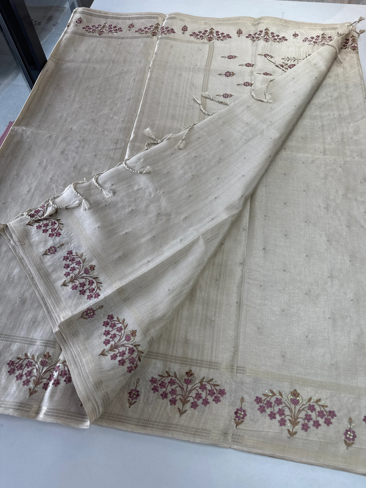 Soft semi Tussar saree/FG457