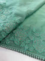 Soft organza saree/ Mu003