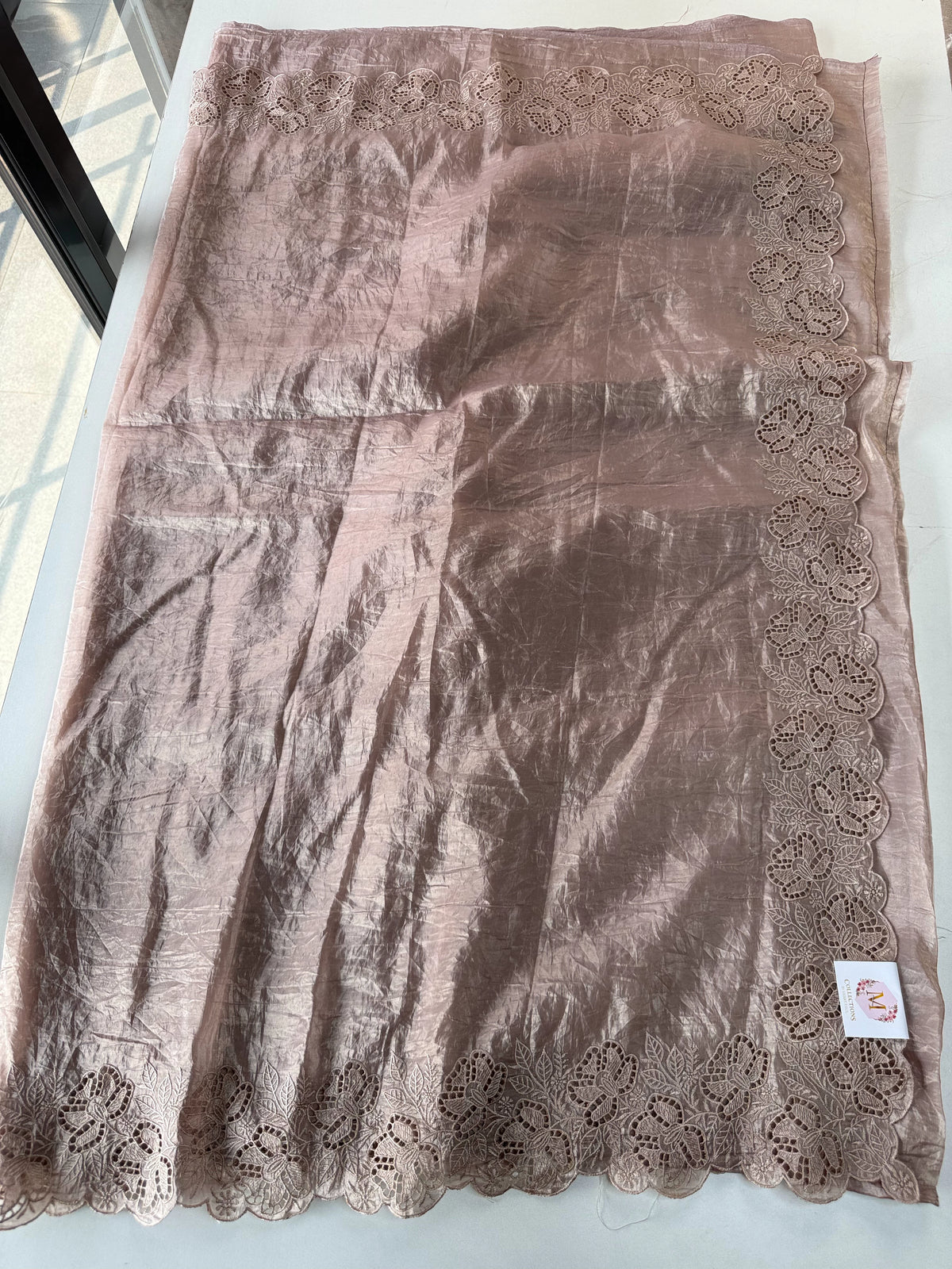 Crushed Organza Saree/ PN562