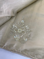 Fancy crushed Organza Saree/ HW490