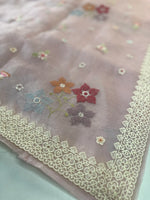 Crushed Tissue Saree/ CW323
