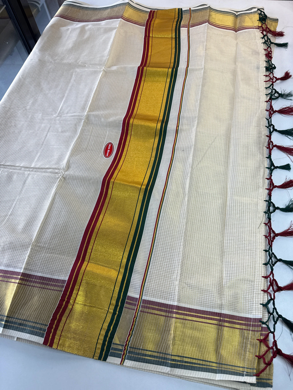 Onam cotton saree / MN7544