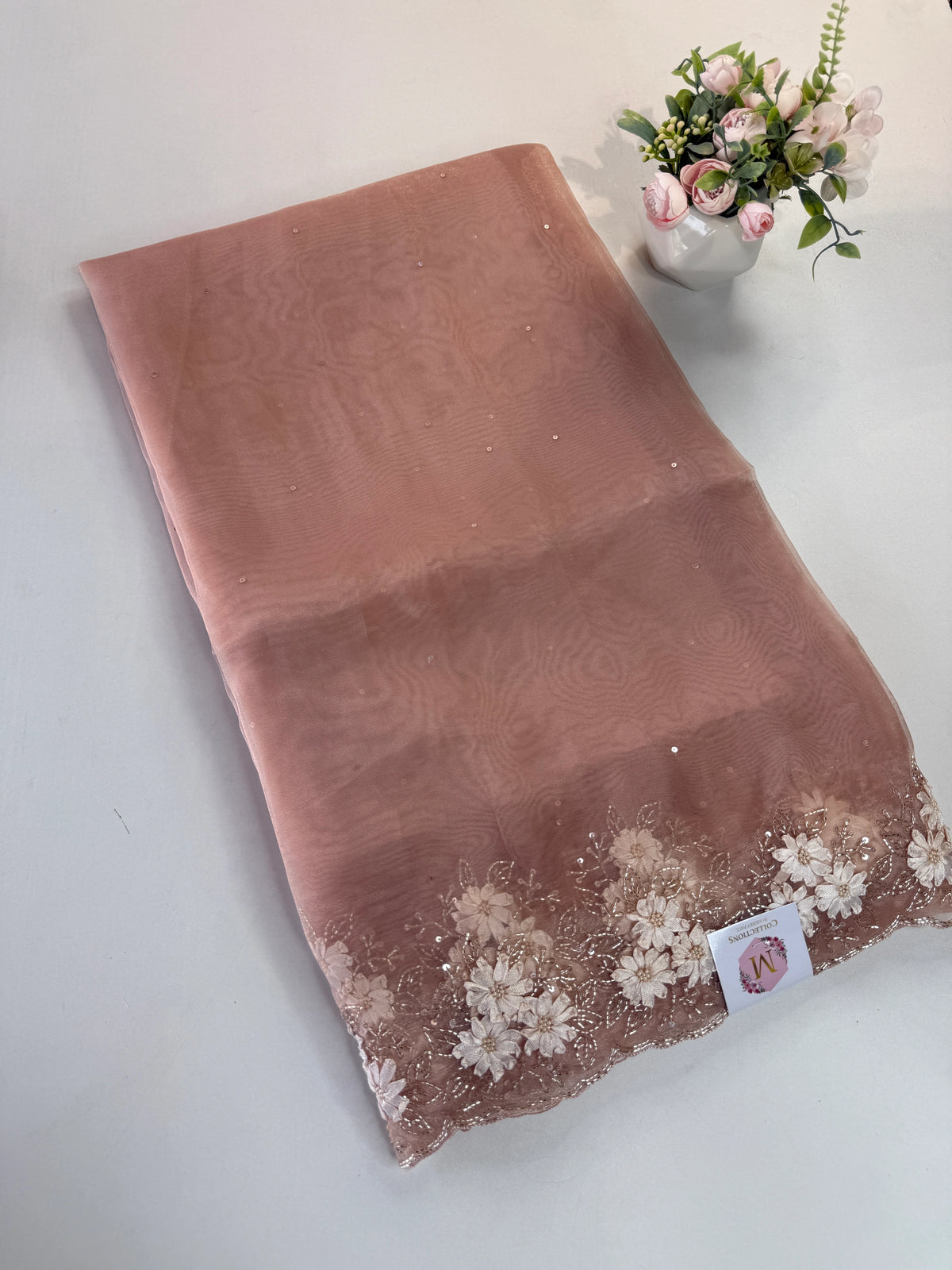 Glass Organza Saree/ HW23