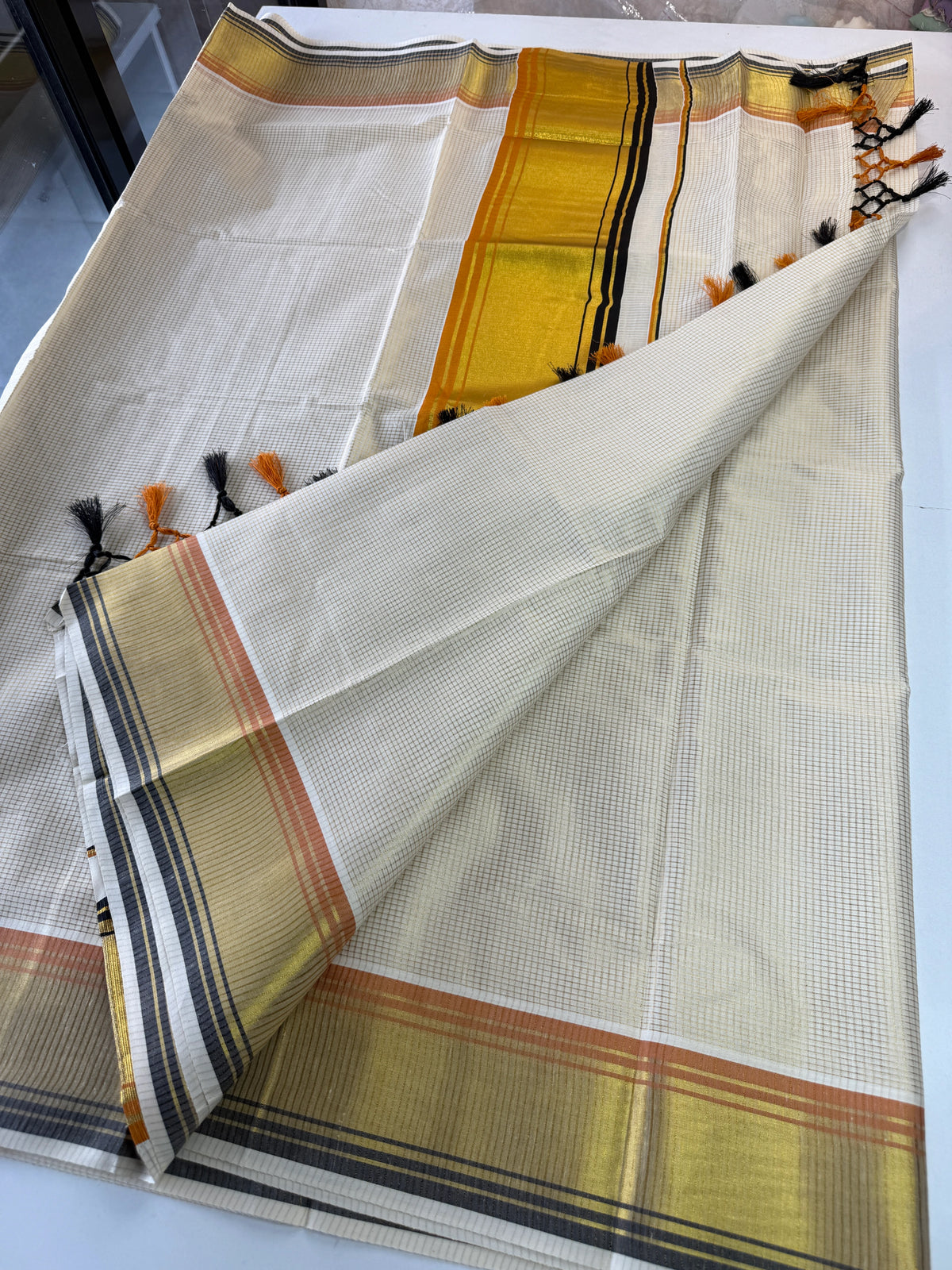 Onam cotton saree / MN7544